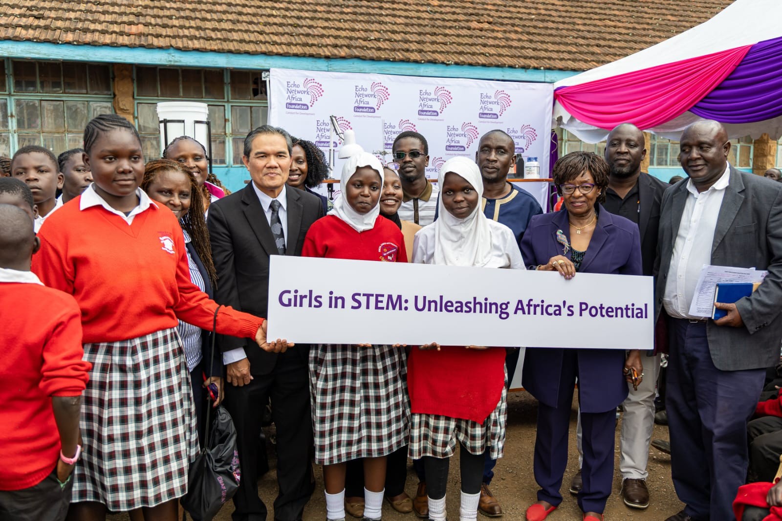 ENAF, Malaysian High Commission Mark Menstrual Hygiene Day with 18th Mobile Science Lab Donation in Kibera